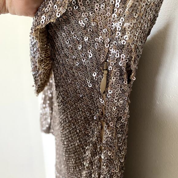 NEW Farm Rio One Shoulder Sequin Midi Dress Size XS - Picture 7 of 10